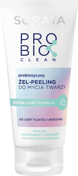 SORAYA,żel-peeling do mycia twarzy probiotyczny,przód