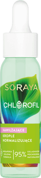 SORAYA,krople normalizujące, nawilżające chlorofil+mirt cytrynowy+niacynamid,kompozycja-1