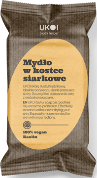UKOI,mydło w kostce siarkowe,przód