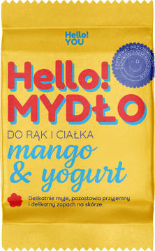 HELLO!YOU,mydło do rąk i ciała mango & yogurt,przód