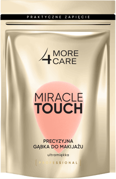 MORE4CARE,gąbka do makijażu precyzyjna,przód