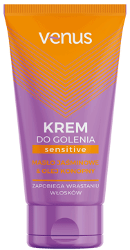 VENUS,krem do golenia Masło jaśminowe i olej konopny,przód