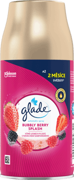 GLADE,automatyczny odświeżacz powietrza Bubbly Berry Splash, zapas,przód
