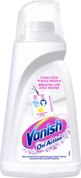 VANISH,odplamiacz w płynie do tkanin białych,przód