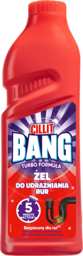 CILLIT BANG,żel do udrażniania rur Turbo Formuła,przód
