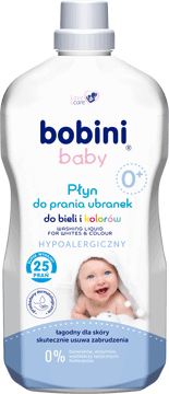 BOBINI,hypoalergiczny płyn do prania ubranek niemowlęcych i dziecięcych,przód