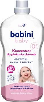 BOBINI,hypoalergiczny koncentrat do płukania ubranek niemowlęcych i dziecięcych,przód