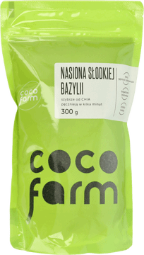 COCO FARM,nasiona słodkiej bazylii,przód