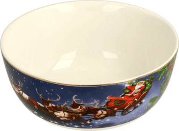 ELOY CHRISTMAS,miska porcelanowa śr. 13,5 cm,przód