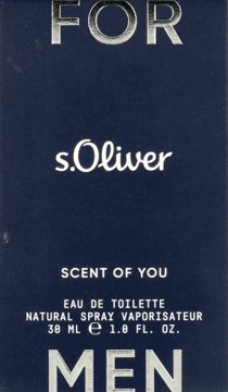 S.OLIVER,woda toaletowa dla mężczyzn,przód
