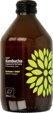VIGO KOMBUCHA,organiczna herbata fermentowana i żywa,przód