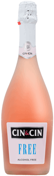 WŁOCHY,wino różowe musujące ,przód