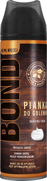 BOND,pianka do golenia zmiękcza zarost,przód