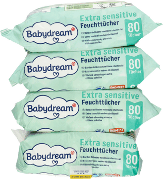 BABYDREAM,chusteczki nawilżane dla niemowląt,przód