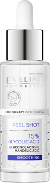 EVELINE COSMETICS,peel shot do twarzy 15% Kwas Glikolowy, kuracja peelingująca,kompozycja-1