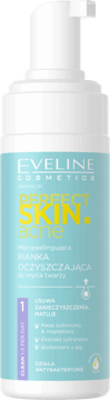 EVELINE COSMETICS,pianka do mycia twarzy oczyszczająca, mikropeelingująca,kompozycja-1