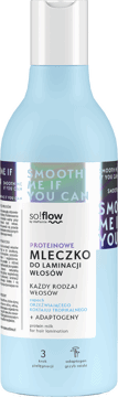 SO!FLOW,mleczko do laminacji włosów proteinowe,przód