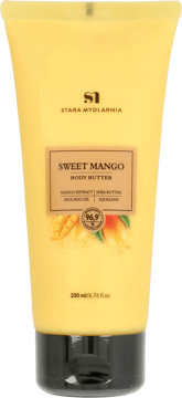STARA MYDLARNIA,masło do ciała ekstrakt z mango, masło shea, olej z awokado, skwalan,przód