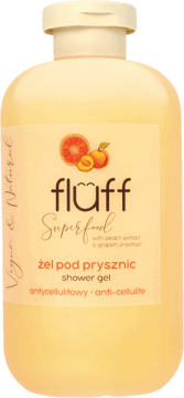 FLUFF,żel pod prysznic antycellulitowy,przód