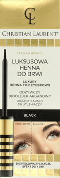 CHRISTIAN LAURENT,henna do brwi luksusowa, Black,przód