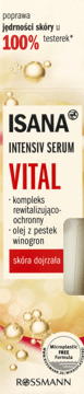ISANA,serum do twarzy intensywne, do skóry dojrzałej,przód