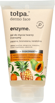TOŁPA,żel do mycia twarzy oczyszczający, zwężający pory,przód