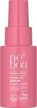 NEBOA,naturalne serum na końcówki włosów regenracja, odżywienie i wygładzenie,przód