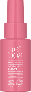 NEBOA,serum do włosów naturalne, na końcówki,przód