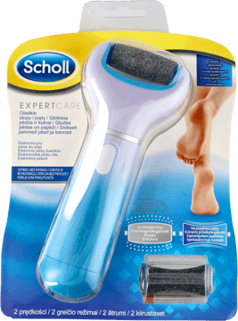 SCHOLL,pilnik do stóp elektroniczny, niebieski,przód