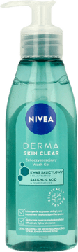 NIVEA,żel do mycia twarzy oczyszczający, z Kwasem Salicylowym i Niacynamidem,przód