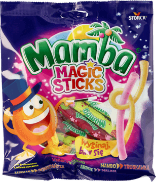 STORCK MAMBA,gumy rozpuszczalne o smakach owocowych,przód