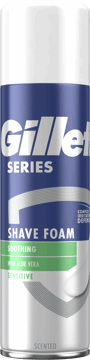 GILLETTE,pianka do golenia z aloesem, dla mężczyzn,przód