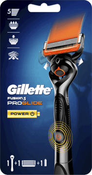 GILLETTE,maszynka do golenia 5-ostrzowa, zasilana bateryjnie, dla mężczyzn,przód