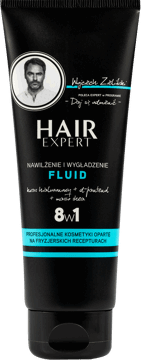 HAIR EXPERT,fluid wygładzający 8w1,przód