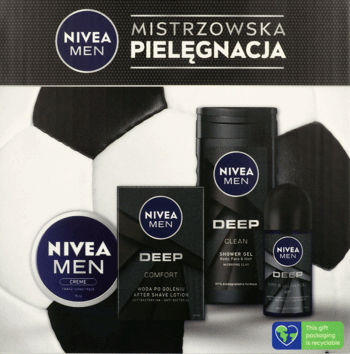 NIVEA,Zestaw kosmetyków dla mężczyzn Mistrzowska Pielęgnacja,przód