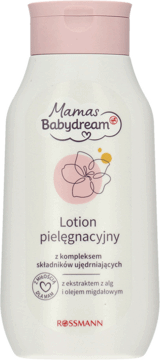 BABYDREAM MAMAS,lotion pielęgnacyjny z kompleksem składników ujędrniających,przód