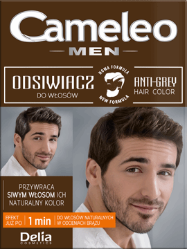 DELIA CAMELEO,odsiwiacz do włosów dla mężczyzn,przód