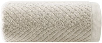 ZWOLTEX,ręcznik, Braid wym.70x140 cm., beżowy,przód