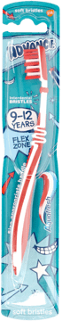 AQUAFRESH,szczoteczka do zębów dla dzieci 9-12 lat, Soft,przód