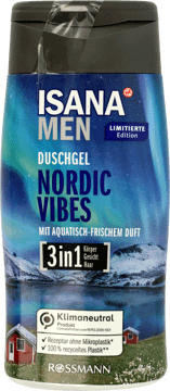 ISANA MEN,żel pod prysznic 3w1,przód
