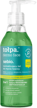 TOŁPA,żel do mycia twarzy normalizujący,przód
