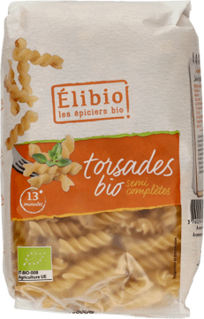 ELIBIO,makaron Świderki z semoliny, eko,przód