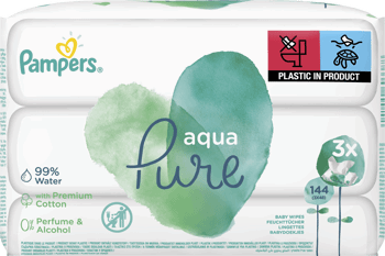 PAMPERS,chusteczki nawilżane dla dzieci,przód