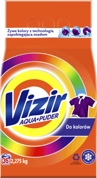 VIZIR,proszek do prania tkanin kolorowych,przód