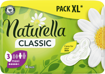 NATURELLA,podpaski higieniczne ze skrzydełkami, zapachowe, Maxi,przód