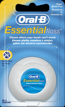ORAL-B,nić dentystyczna o smaku miętowym,przód