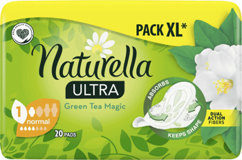 NATURELLA,podpaski higieniczne ze skrzydełkami, Normal,przód