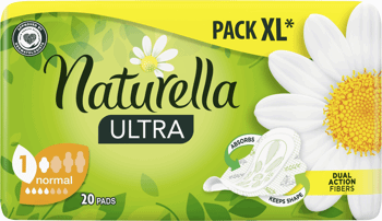 NATURELLA,podpaski higieniczne ze skrzydełkami, Normal,przód