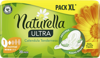 NATURELLA,podpaski higieniczne ze skrzydełkami, Normal,przód