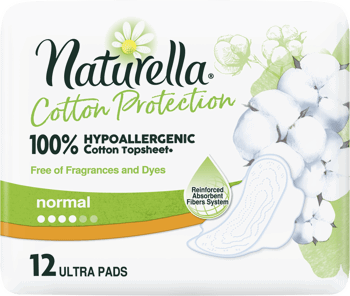 NATURELLA,podpaski higieniczne ze skrzydełkami, Normal,przód